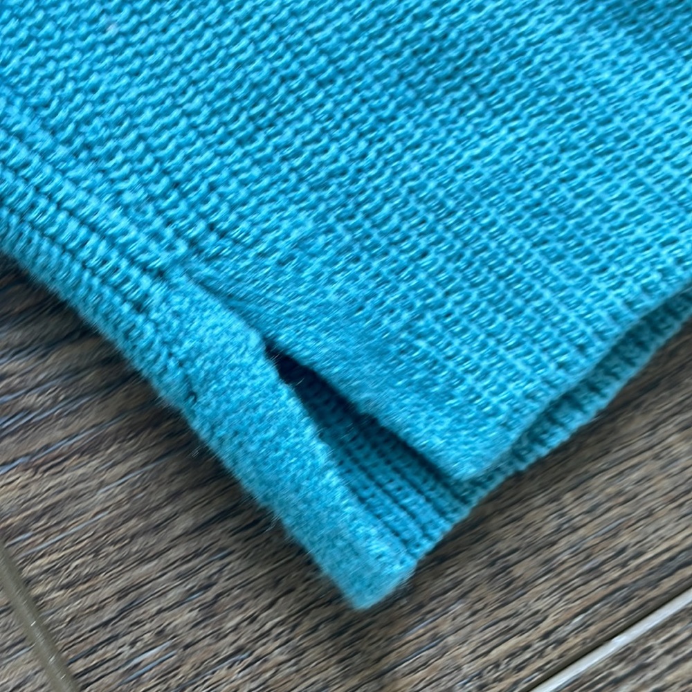 J.Jill blue knit v neck sweater Medium - Picture 10 of 10